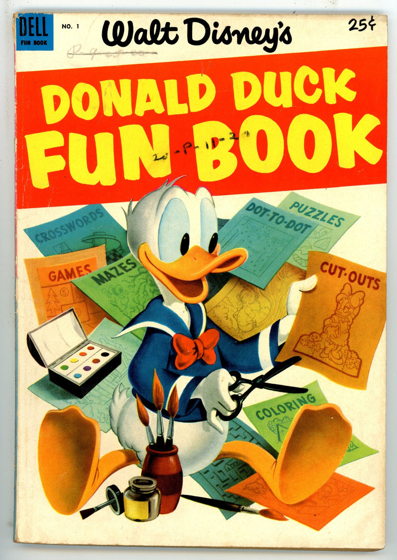 Donald Duck Fun Book 1 VG/FN (1953)