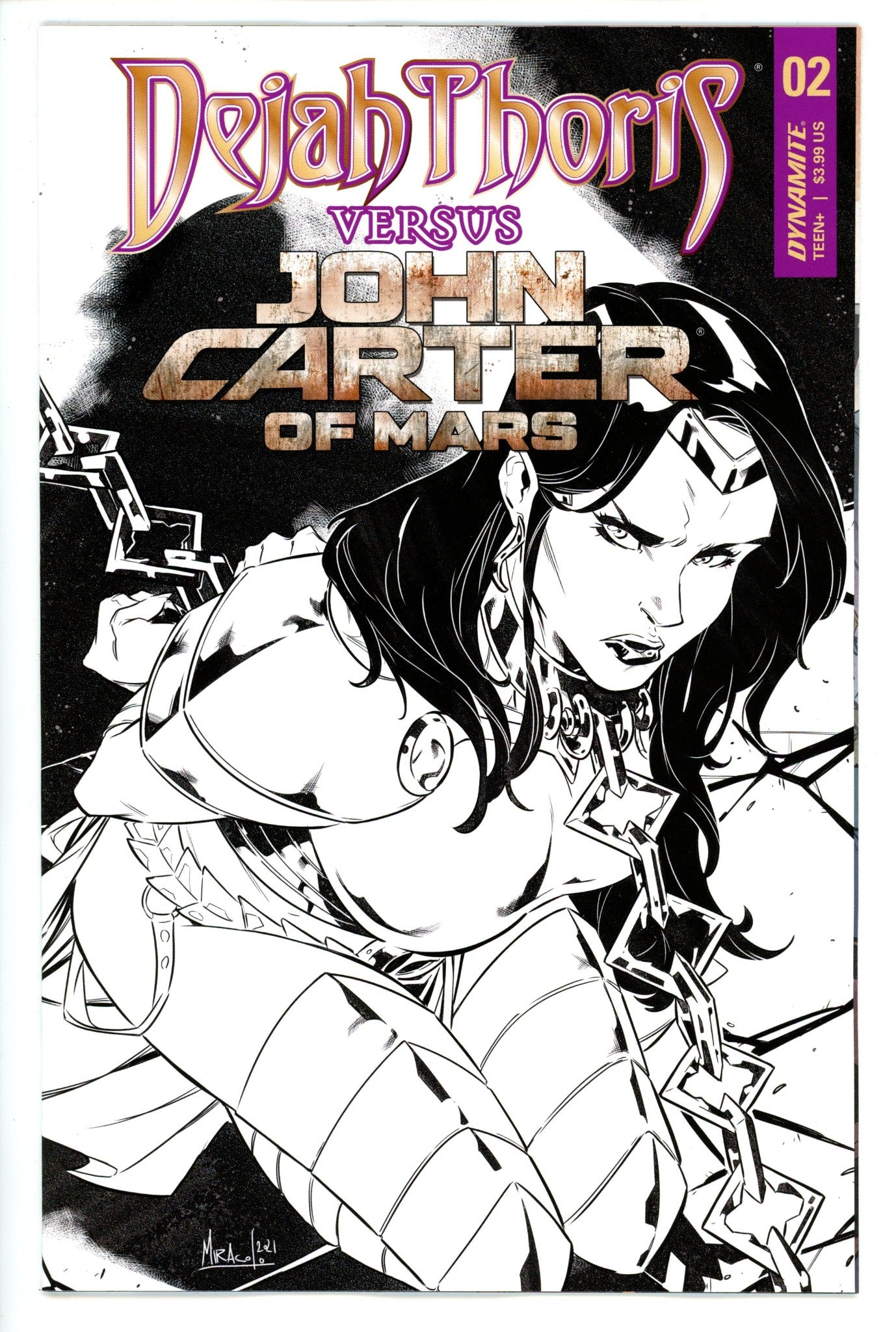 Dejah Thoris vs John Carter of Mars 2 Miracolo Variant (2021)