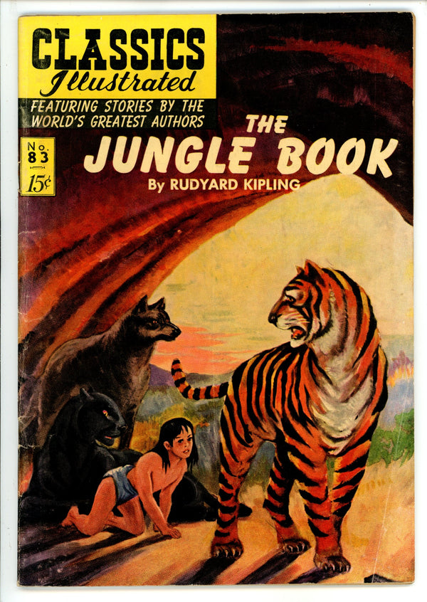 Classics Illustrated The Jungle Book 83 HRN 85 VG+