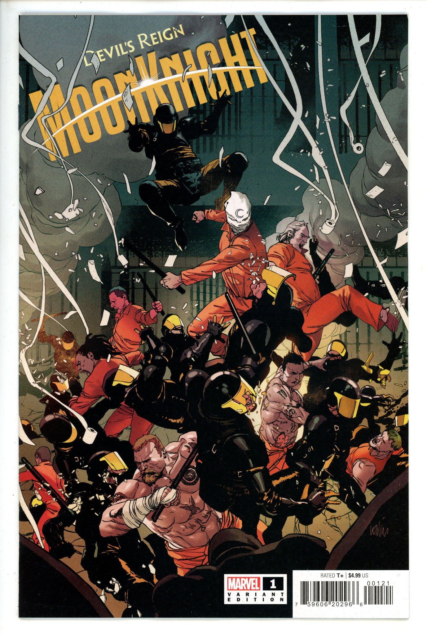 Devils Reign Moon Knight 1 Yu Variant (2022)