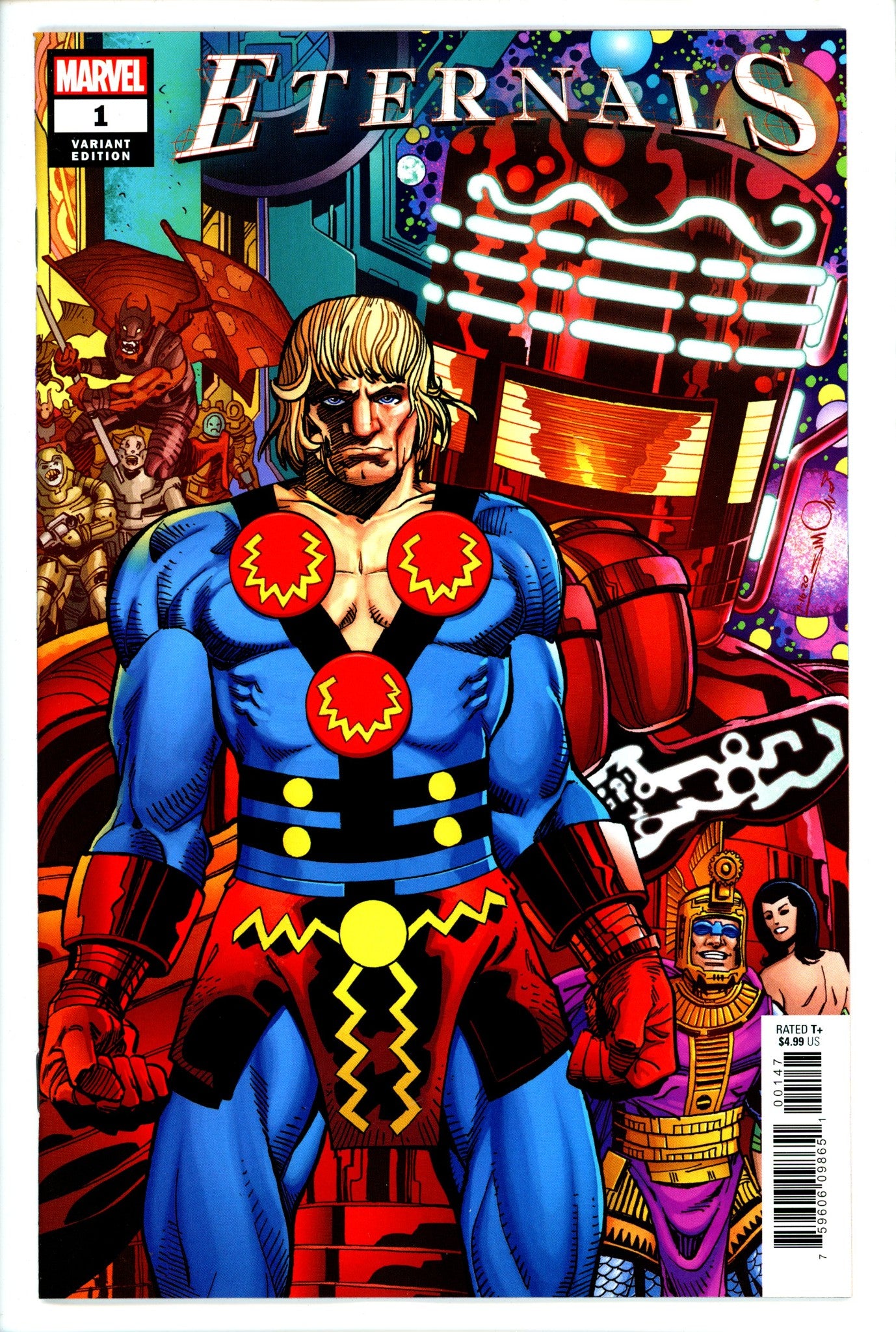 Eternals Vol 5 1 Superlog Variant-Marvel-CaptCan Comics Inc