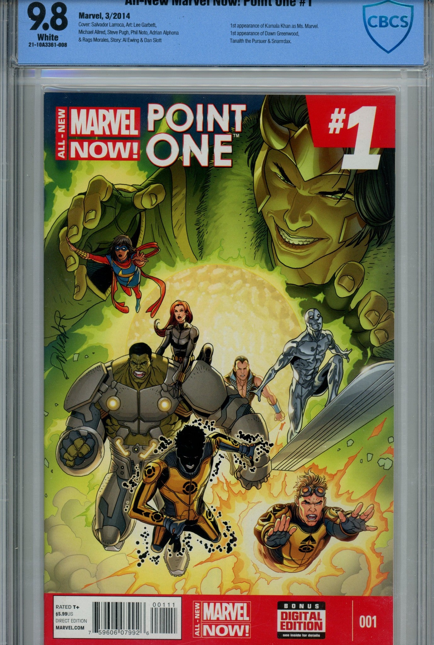 All-New Marvel Now! Point One 1 CBCS 9.8 (2014)