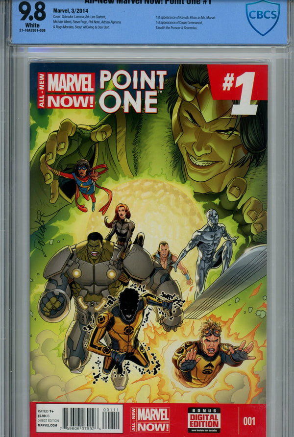 All-New Marvel Now! Point One 1 CBCS 9.8 (2014)