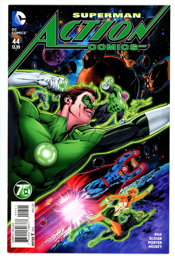 Action Comics Vol 2 44 Green Lantern Variant