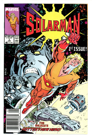 Solarman 1 Newsstand VF- (1989)