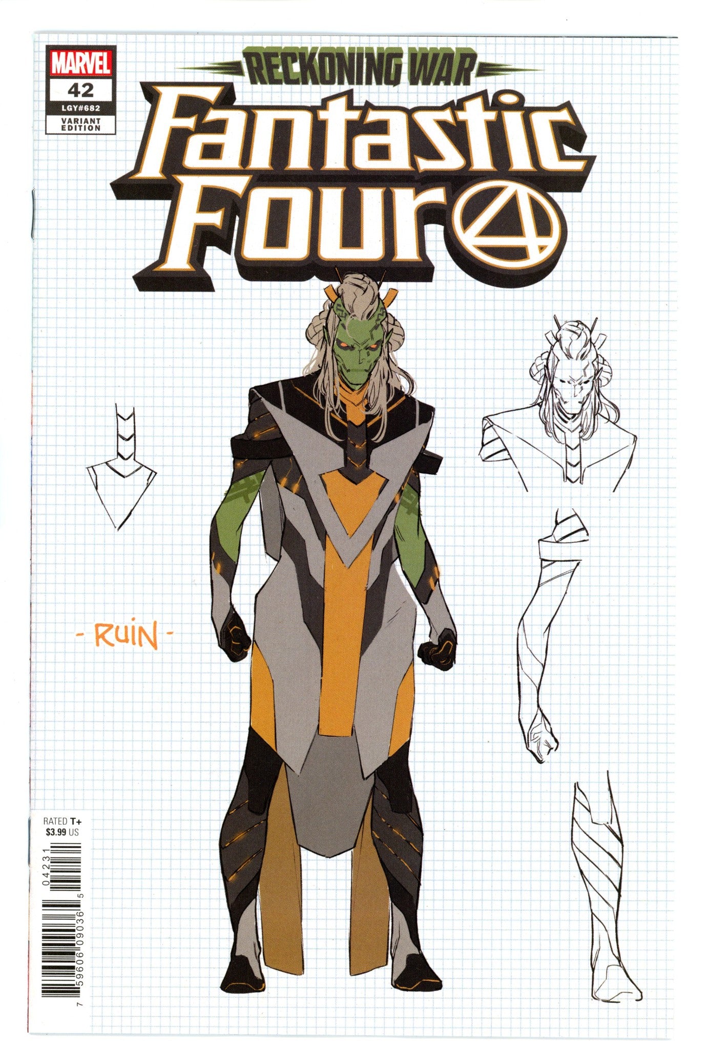 Fantastic Four Vol 6 42 Silva Variant