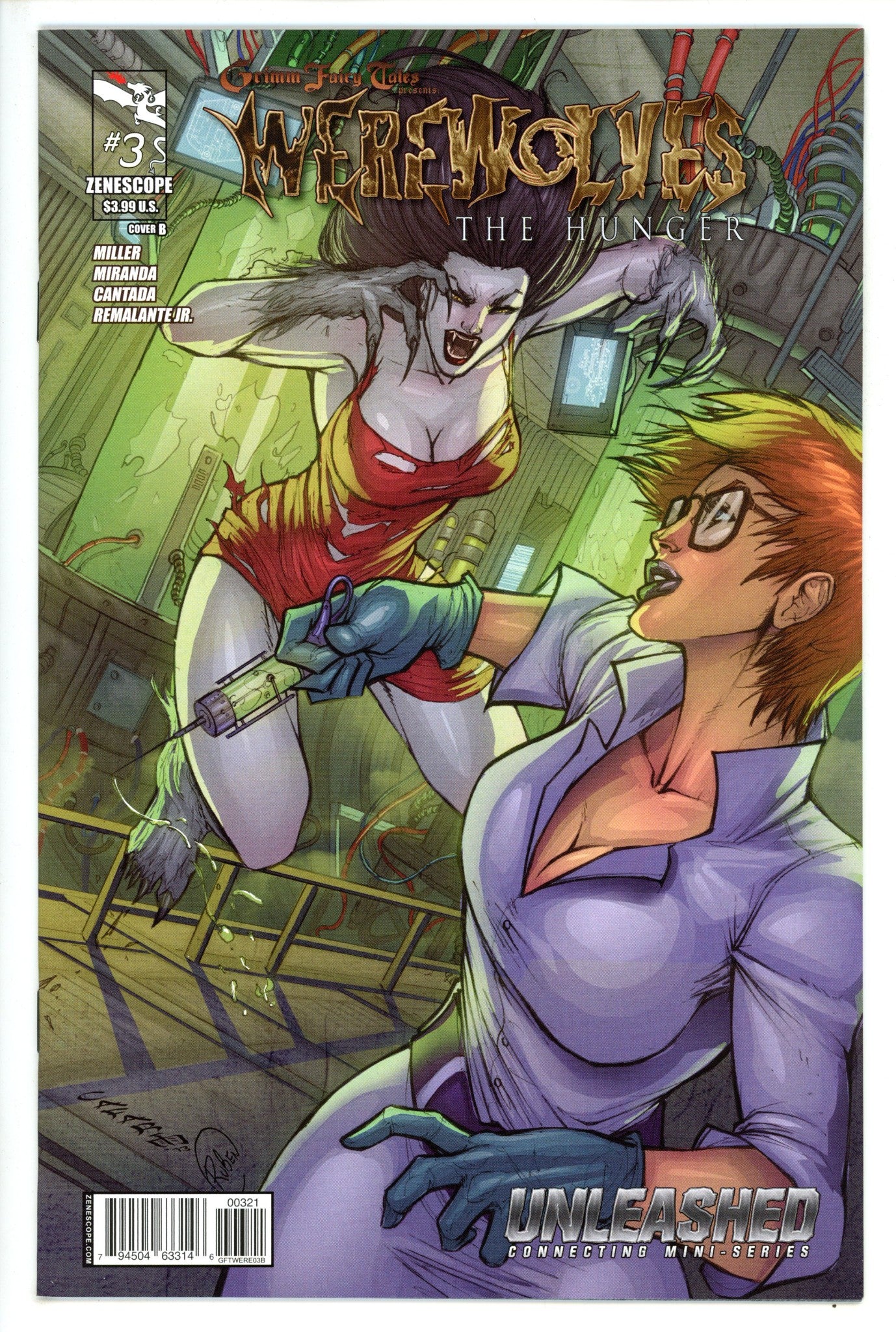 Grimm Fairy Tales Presents Werewolves The Hunger 3 Cafaro Variant