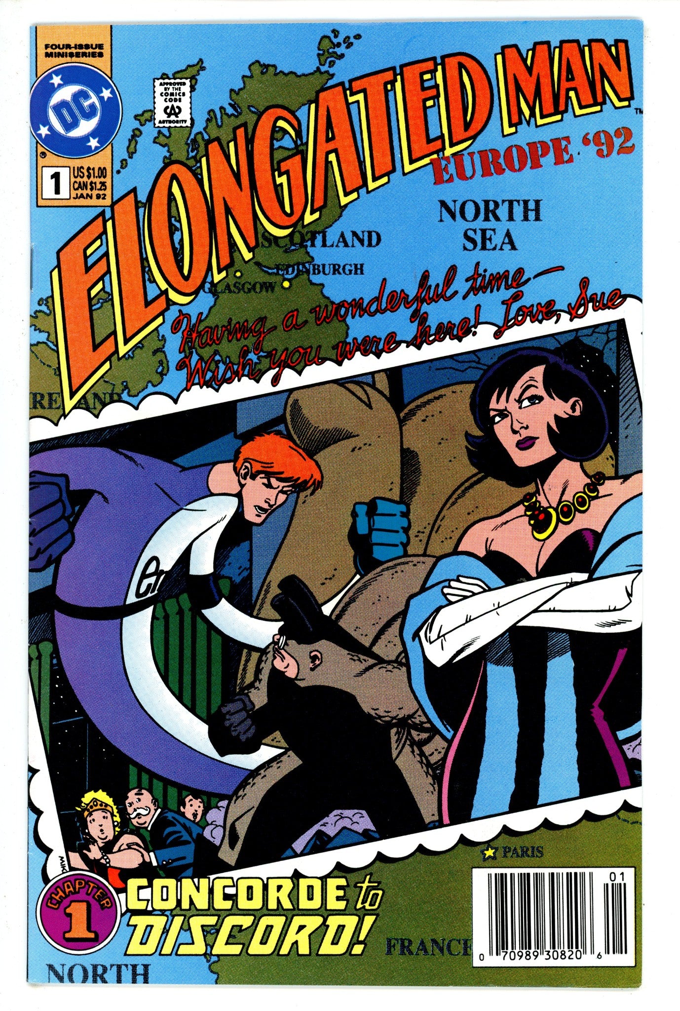 Elongated Man 1 Newsstand (1991)