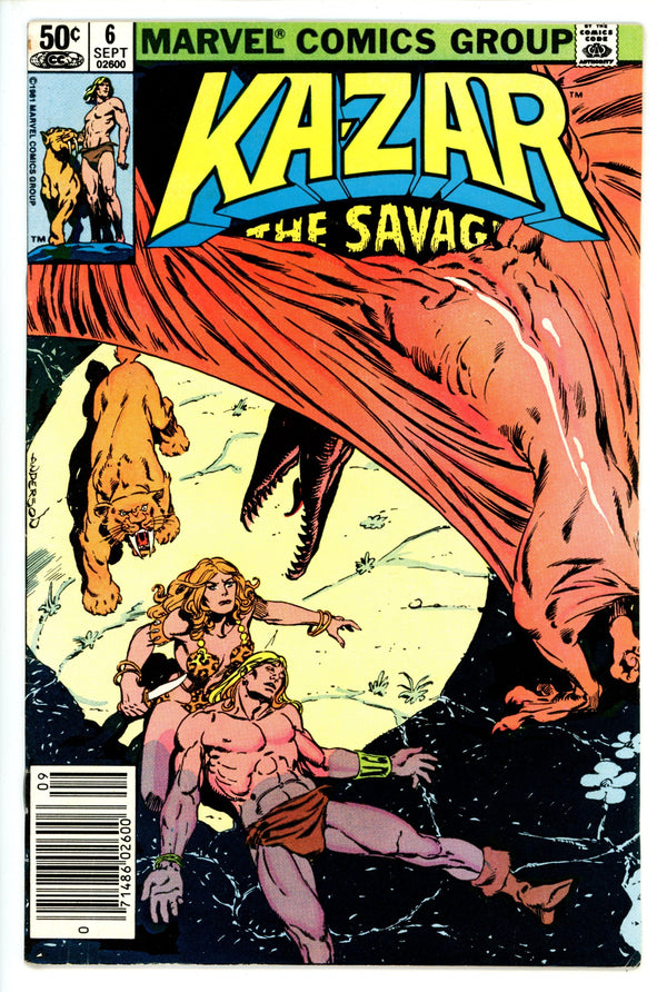 Ka-Zar the Savage Vol 3 6 Newsstand