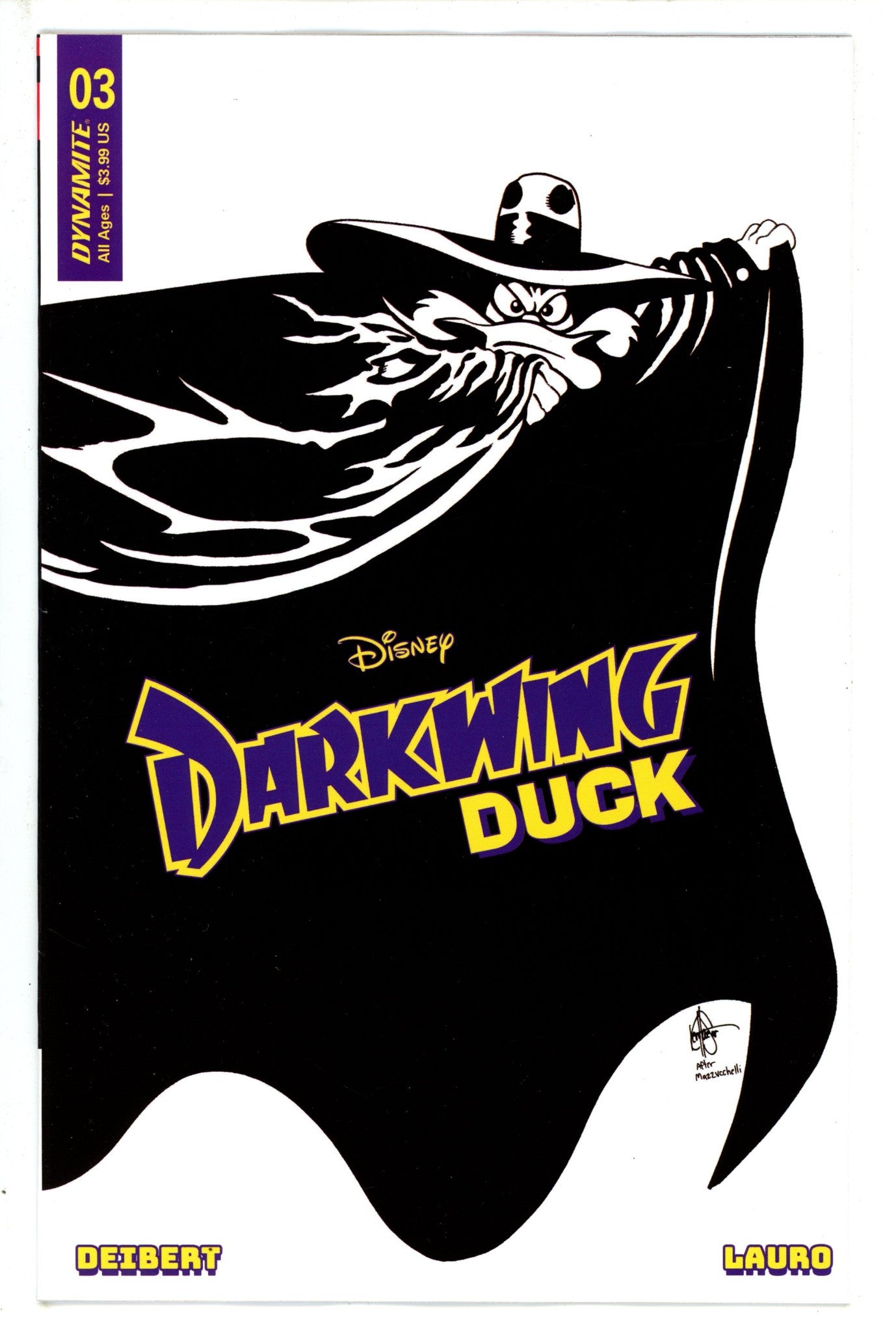 Darkwing Duck 3 Haeser B&W Incentive Variant (2023)
