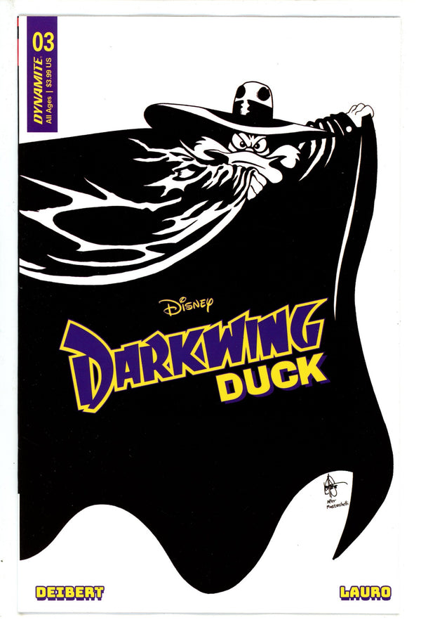 Darkwing Duck Vol 2 3 Haeser B&W Incentive Variant (2023)