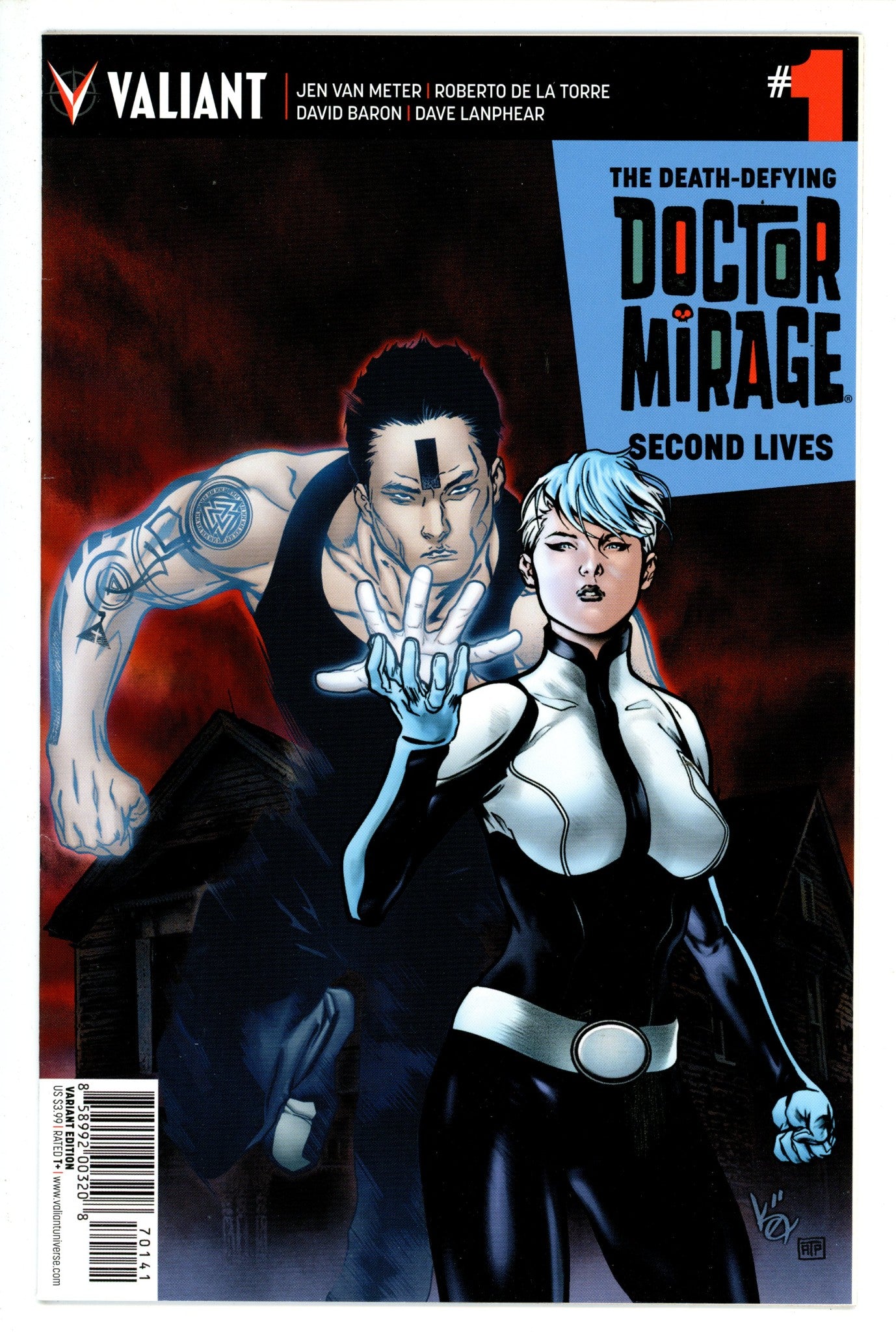 The Death-Defying Doctor Mirage: Second Lives 1 Evans Variant (2015)