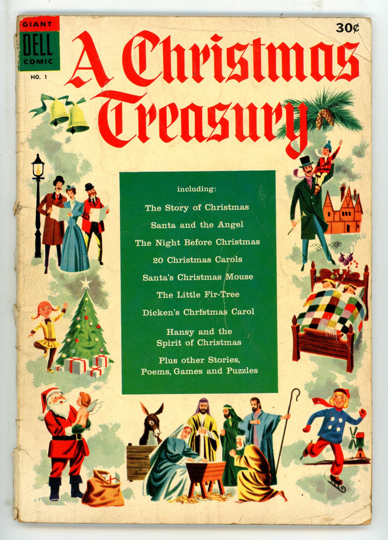 A Christmas Treasury 1 30C Price Variant GD+ (1954)