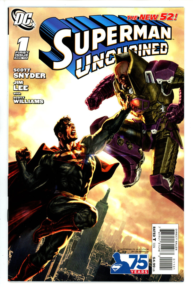 Superman Unchained 1 Bermejo Variant VF+