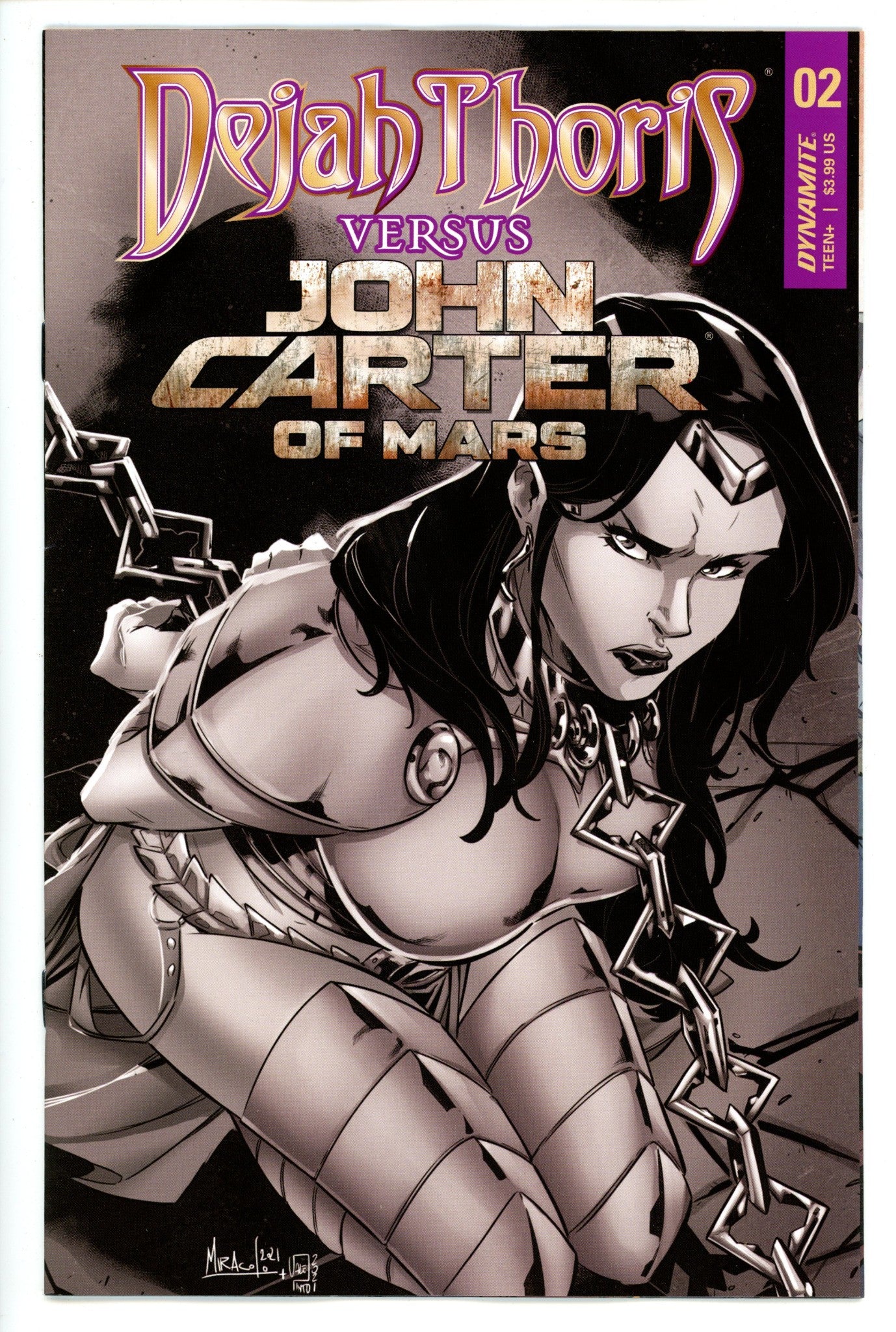 Dejah Thoris vs John Carter of Mars 2 Miracolo Variant (2021)