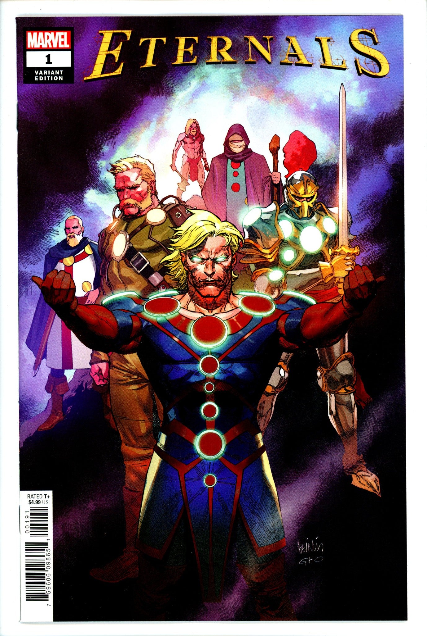 Eternals Vol 5 1 Yu Variant-Marvel-CaptCan Comics Inc