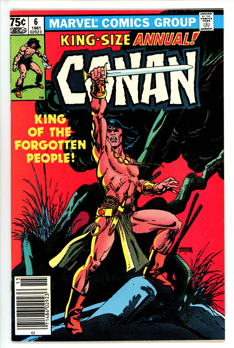 Conan Annual 6 Newsstand VF/NM (1981)