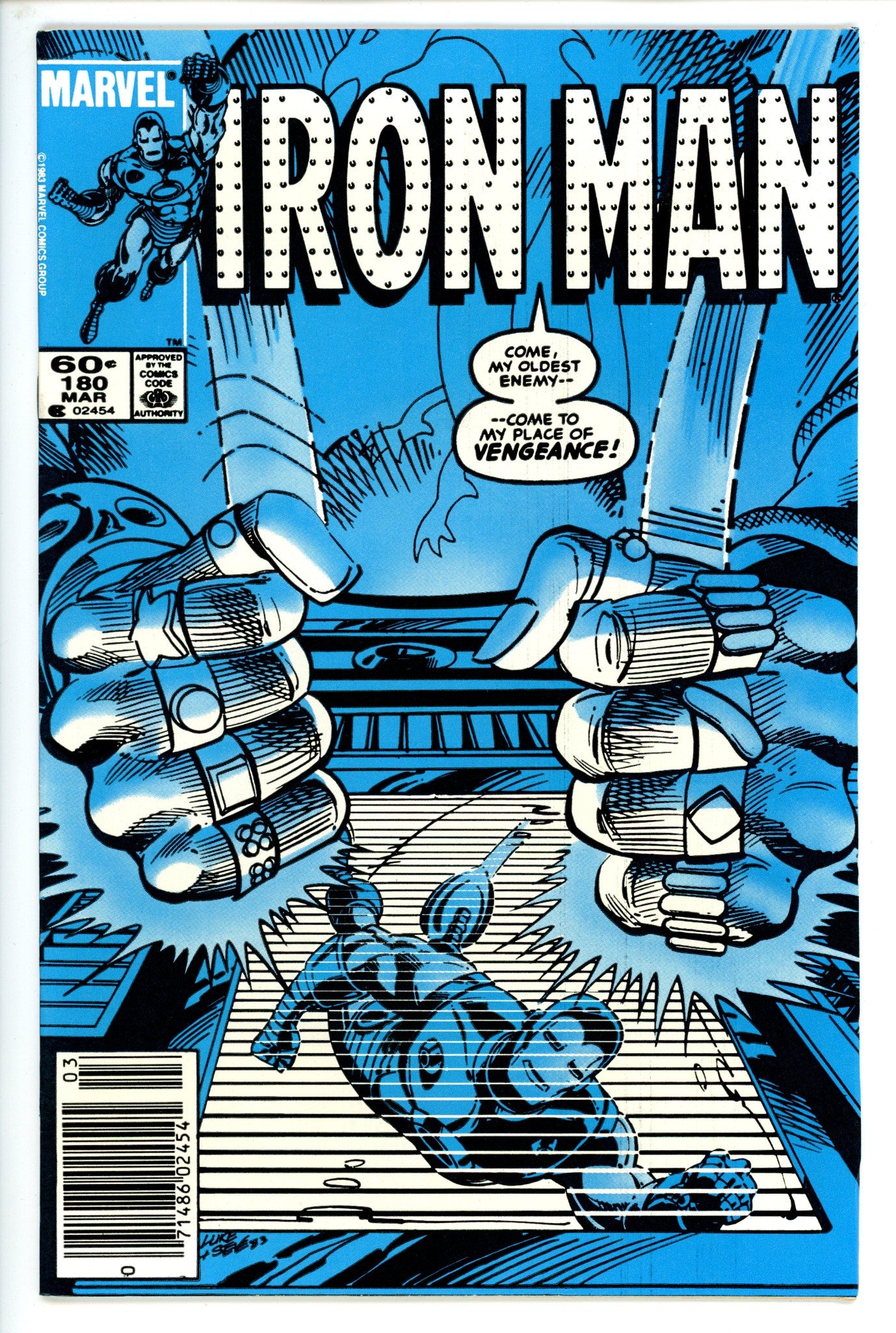 Iron Man Vol 1 180 Newsstand
