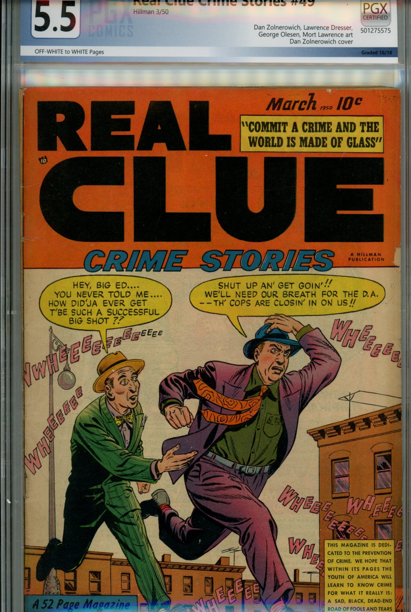 Real Clue Crime Stories Vol 5 1 PGX 5.5