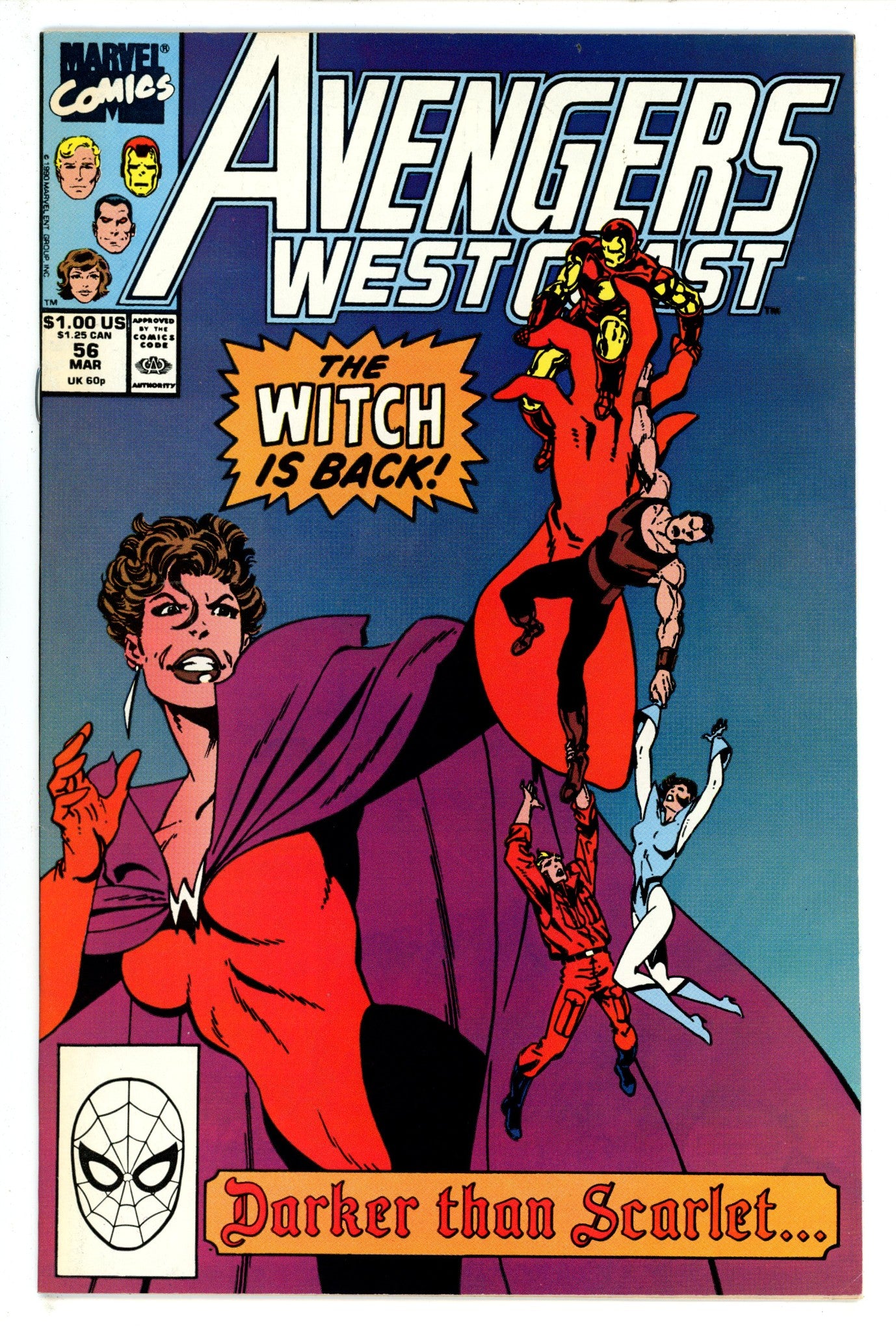 Avengers West Coast Vol 2 56 VF/NM (1990)