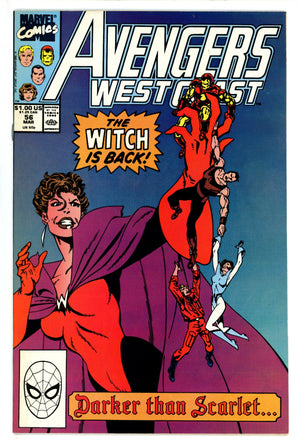 Avengers West Coast Vol 2 56 VF/NM (1990)