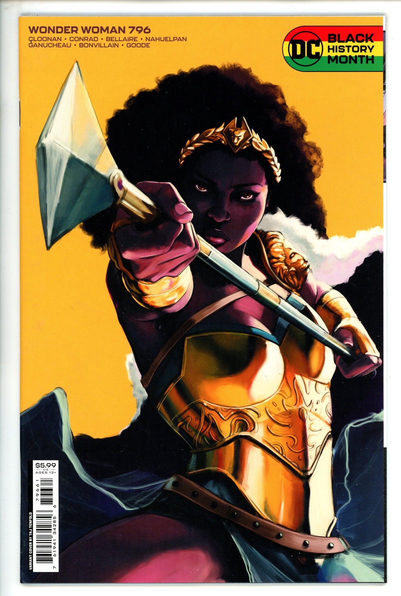 Wonder Woman Vol 5 796 Tenfold Black History Month Variant (2023)