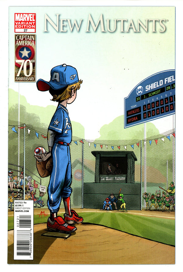 New Mutants Vol 3 27 Madison Captain America Incentive Variant VF- (2011)