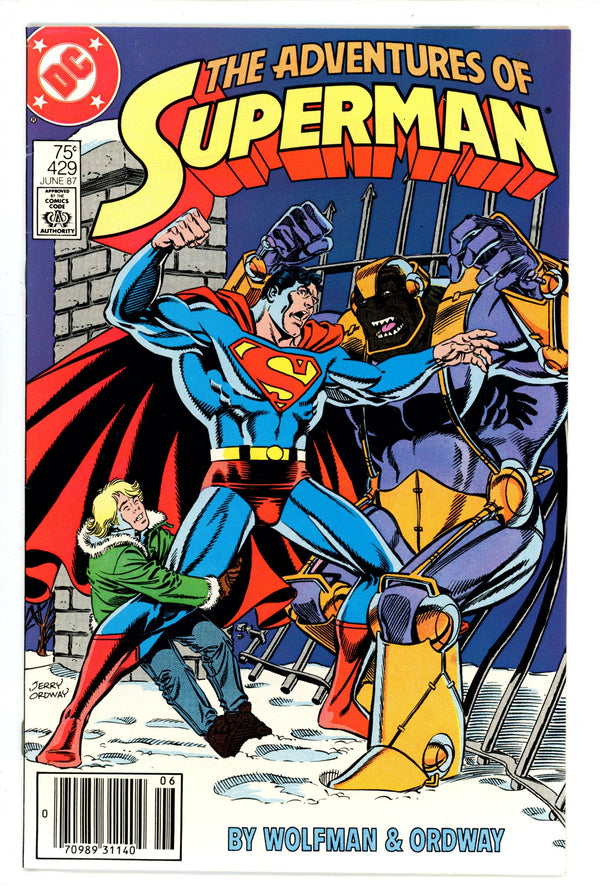 Adventures of Superman 429 Newsstand (1987)