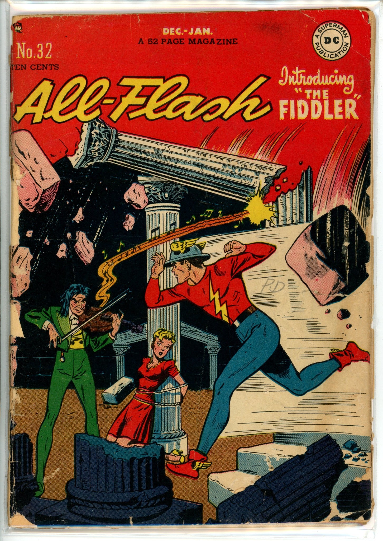 All-Flash 32 Missing 2nd Wrap & Last Page (1947)