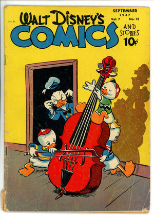 Walt Disney's Comics and Stories Vol 7 12 (84) FR/GD (1947)