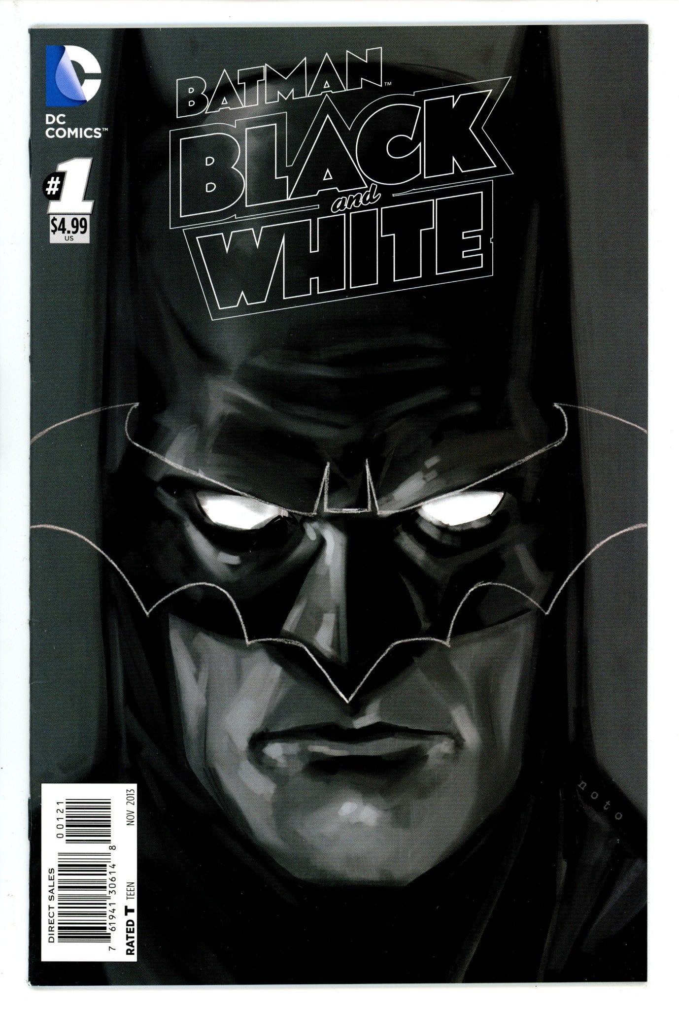 Batman Black and White Vol 2 1 Noto Variant VF/NM