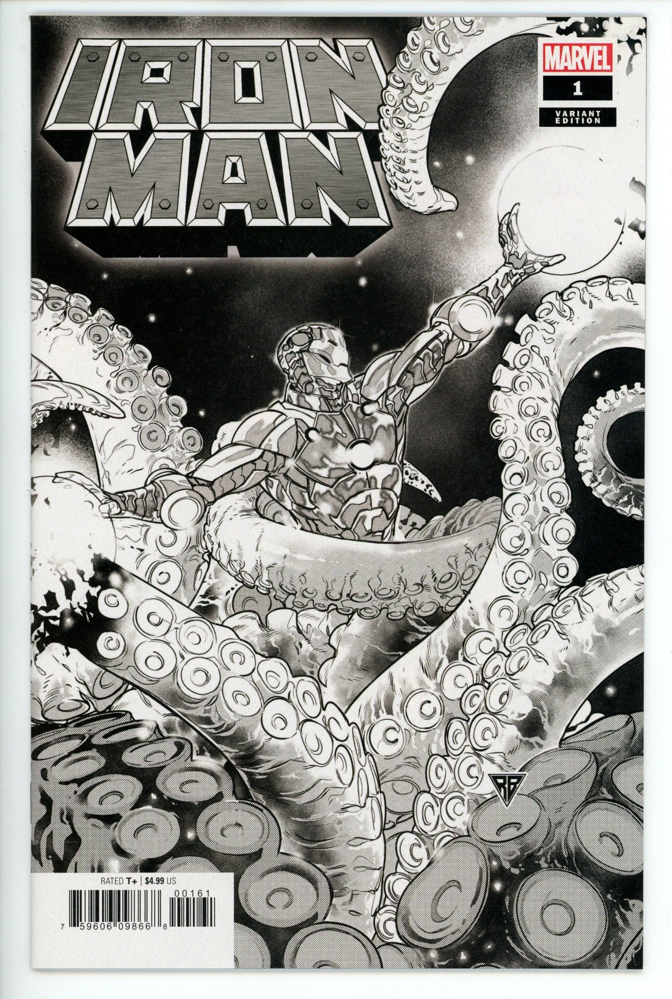 Iron Man 1 Silva Variant NM-