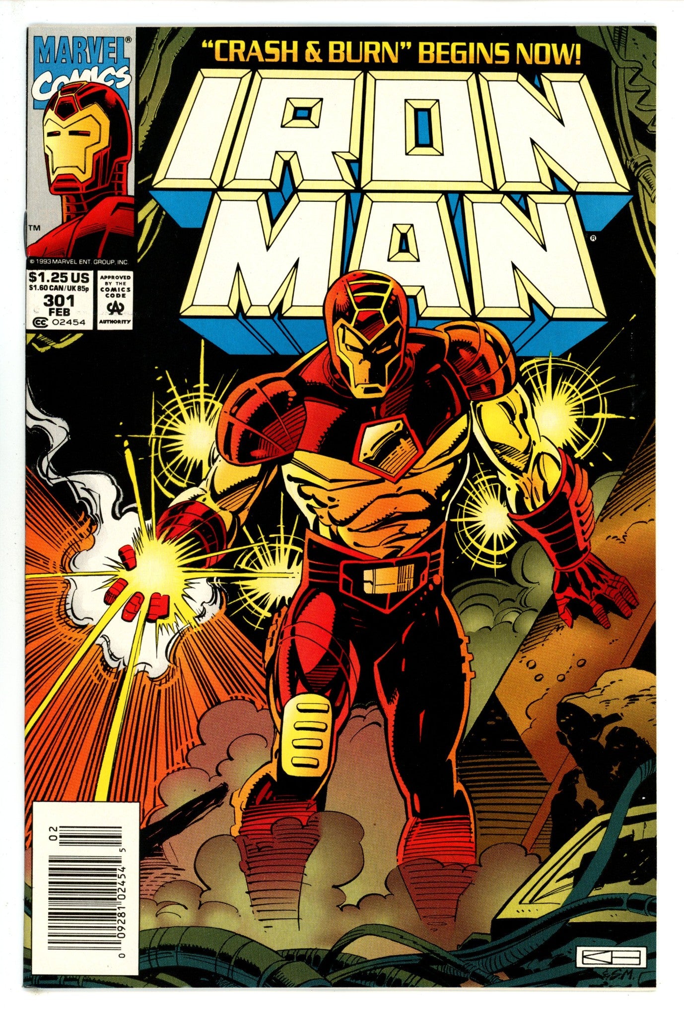 Iron Man Vol 1 301 Newsstand NM- (1994)