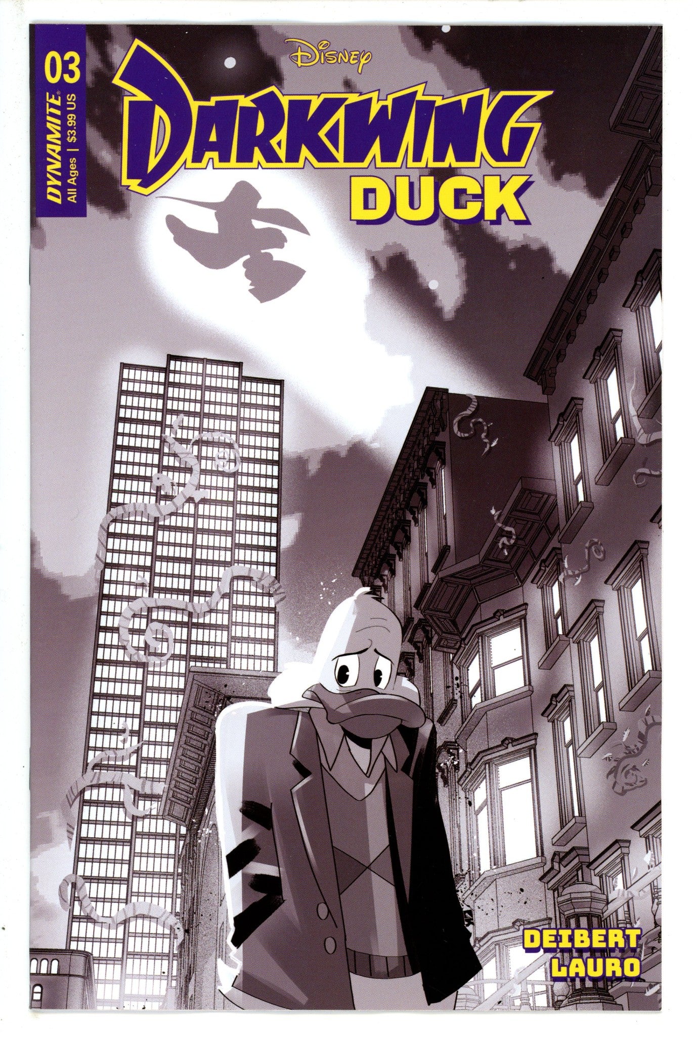 Darkwing Duck 3 Kambadais B&W Incentive Variant (2023)