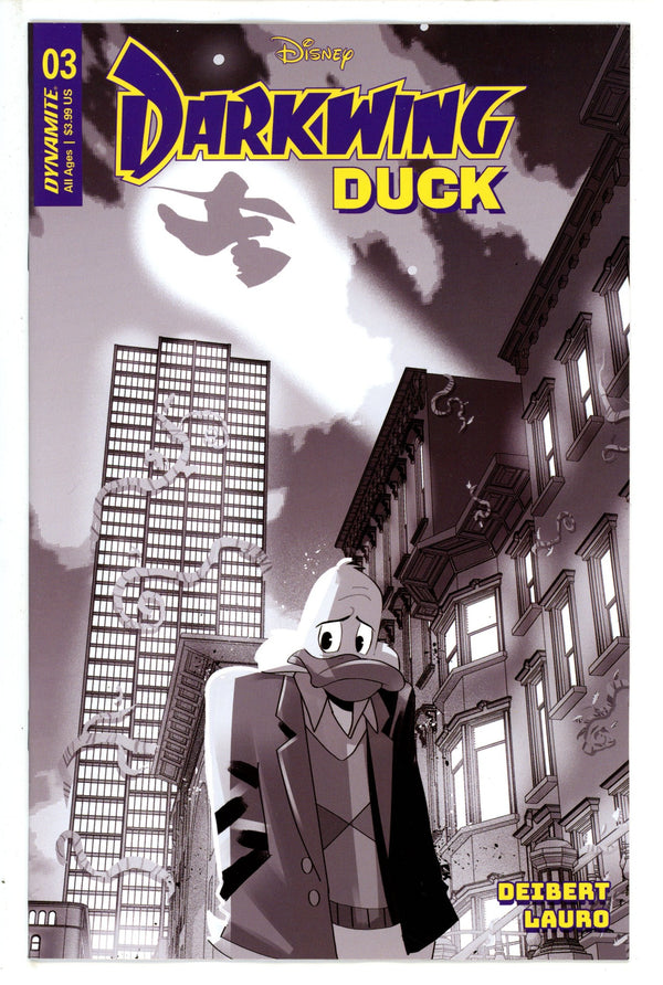 Darkwing Duck Vol 2 3 Kambadais B&W Incentive Variant (2023)