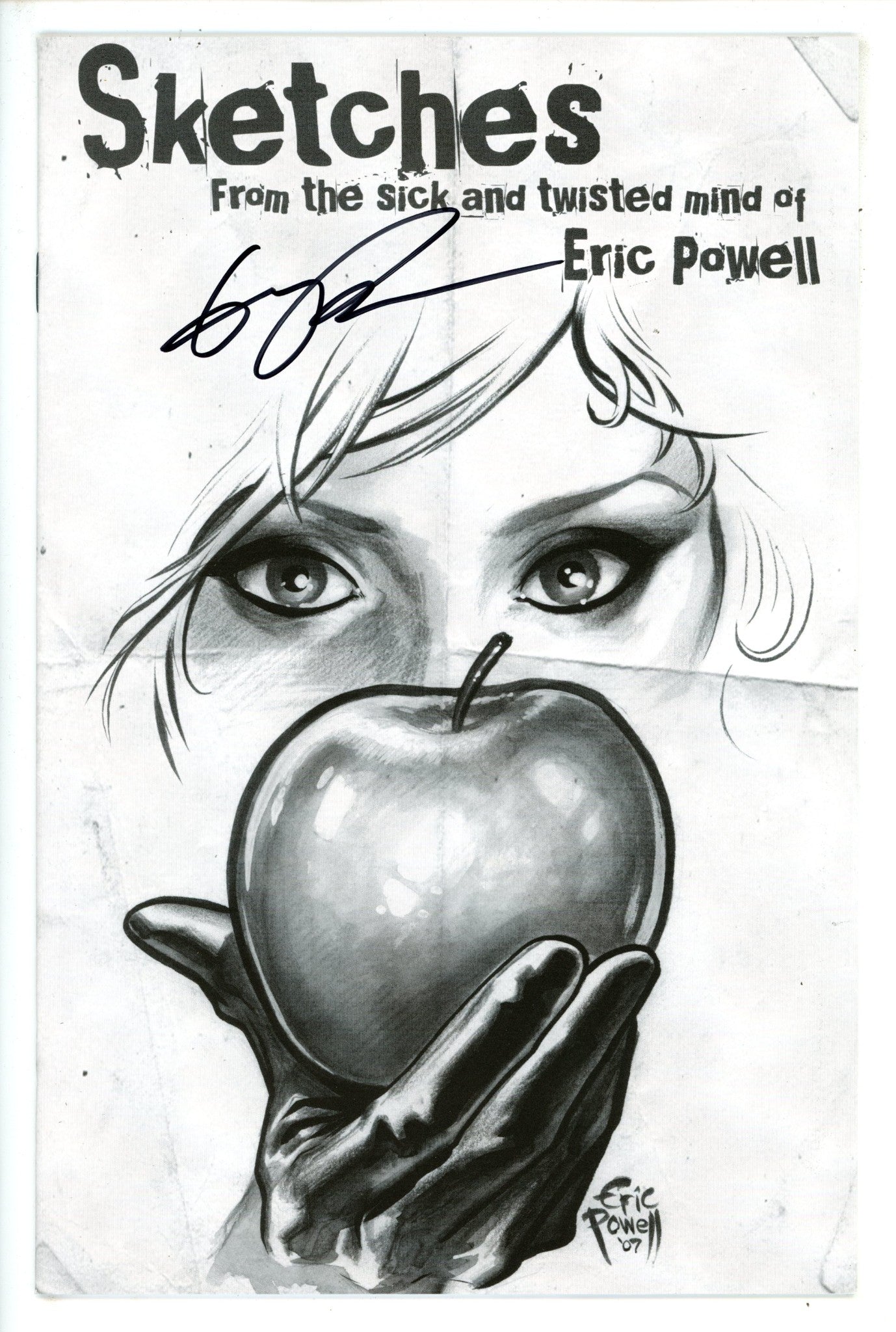 Sketches From The Sick and Twisted Mind Of Eric Powell [nn] Signed Powell NM