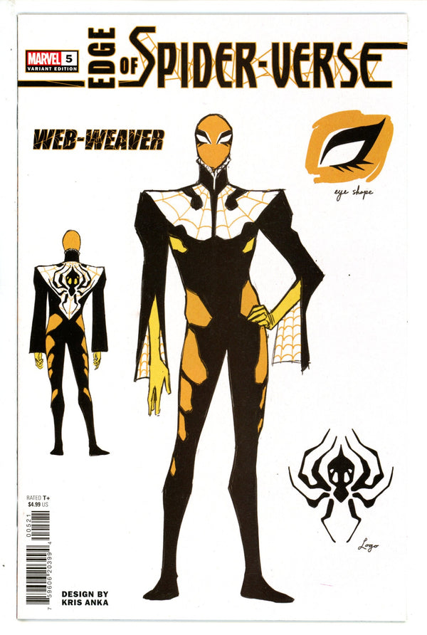 Edge of Spider-Verse Vol 2 5 Anka Design Variant (2022)