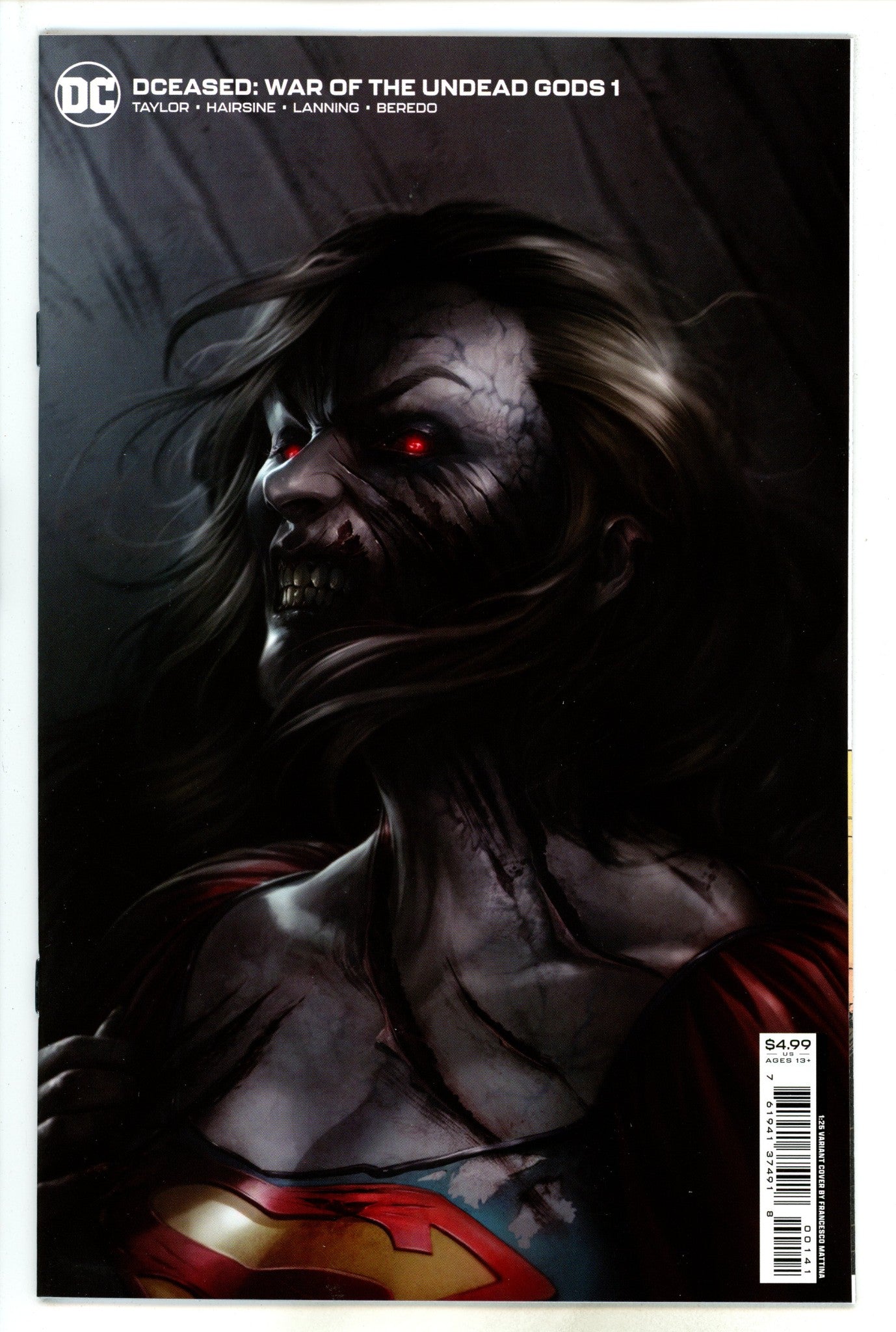 DCeased War of the Undead Gods 1 Mattina Variant NM+ (2022)