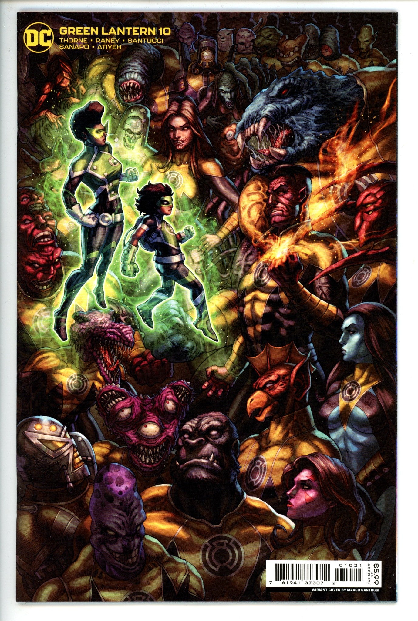 Green Lantern Vol 7 10 Quah Variant (2022)