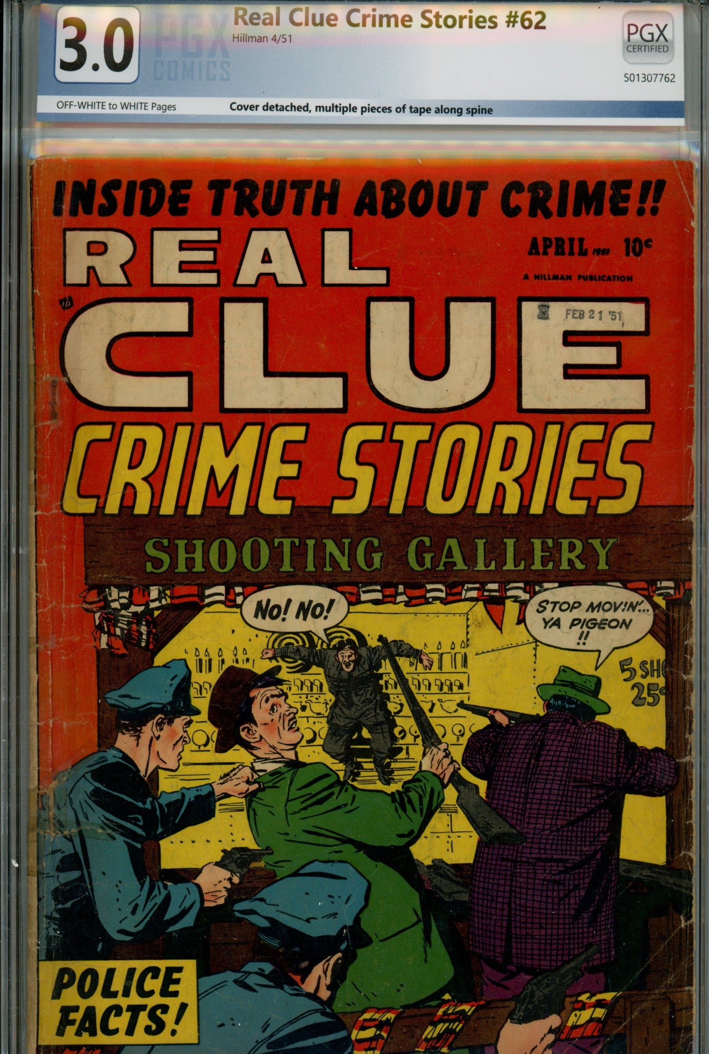 Real Clue Crime Stories Vol 6 2 PGX 3.0