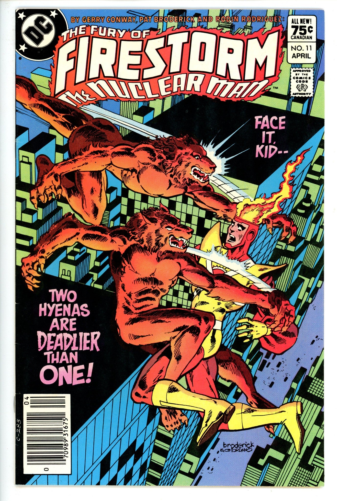 The Fury of Firestorm Vol 2 11 Canadian FN