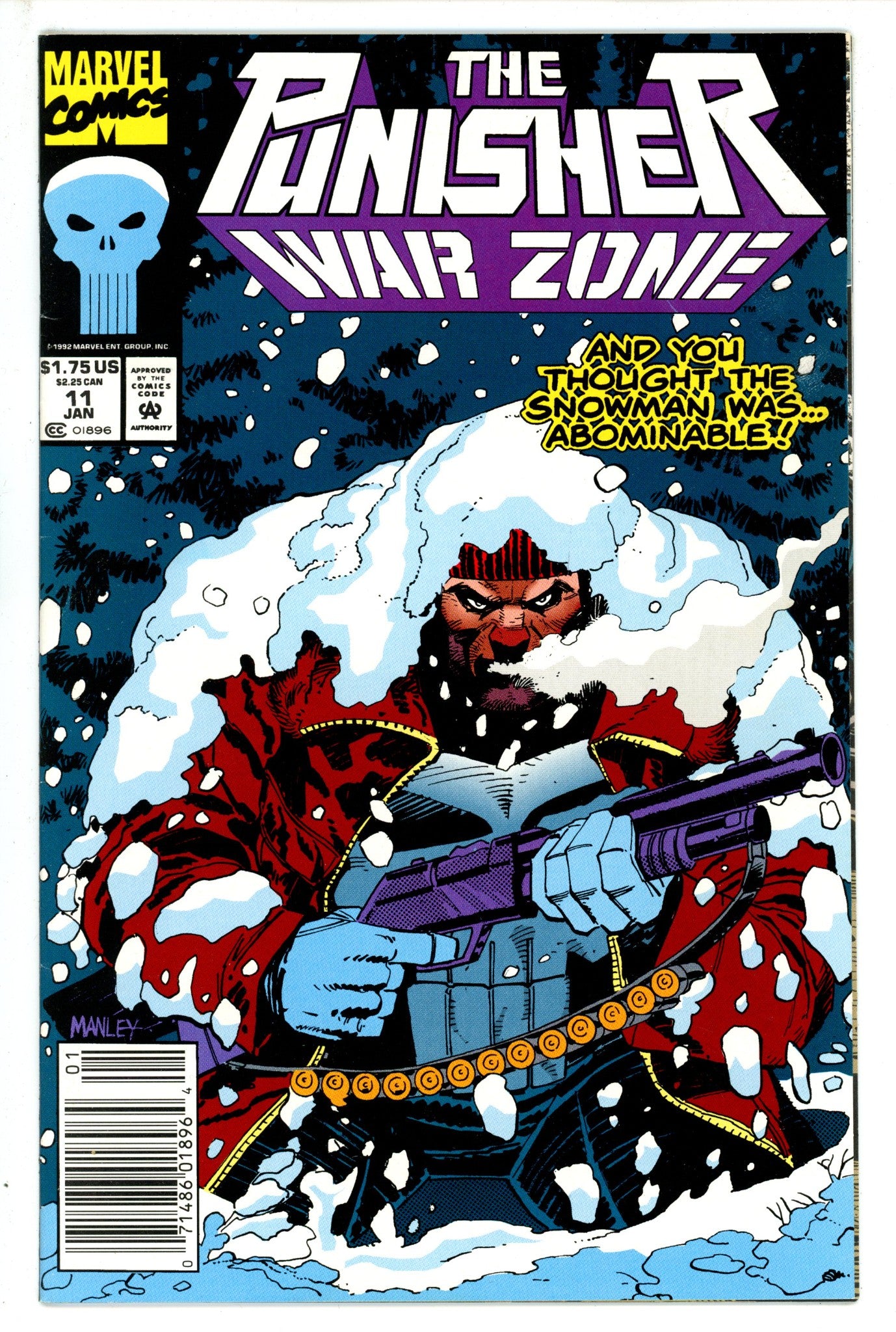 The Punisher: War Zone Vol 1 11 Newsstand (1992)