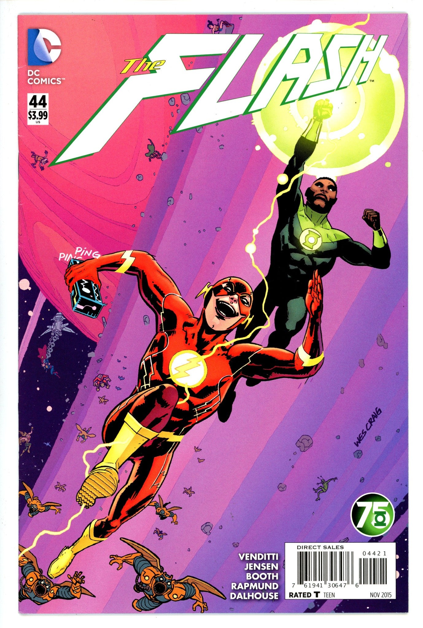 The Flash Vol 4 44 Green Lantern Variant