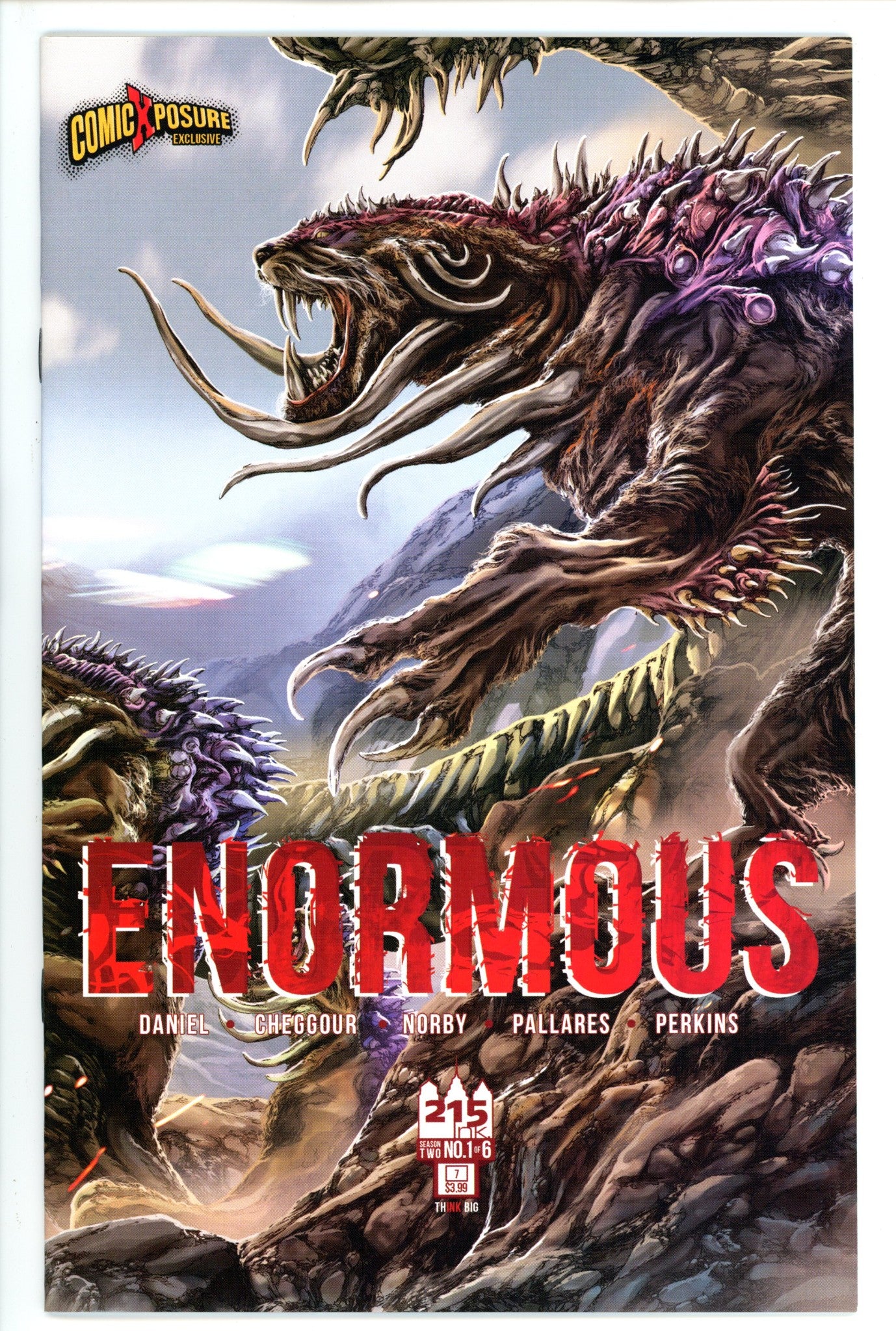 Enormous Vol 2 1 Reverse Wrap Variant NM
