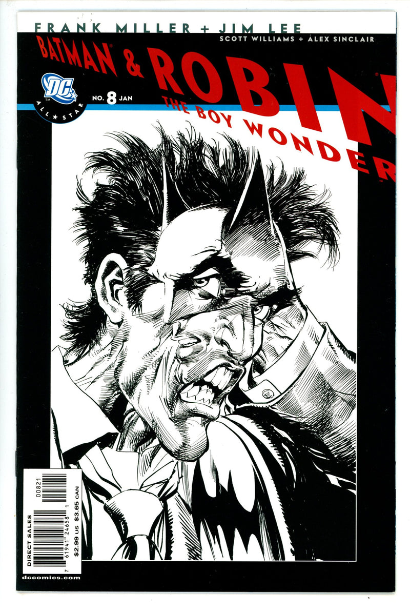 All Star Batman & Robin, the Boy Wonder 8 Adams Variant VF+