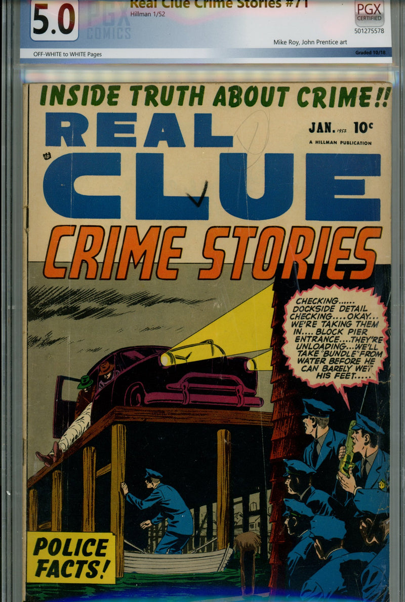 Real Clue Crime Stories Vol 6 11 PGX 5.0