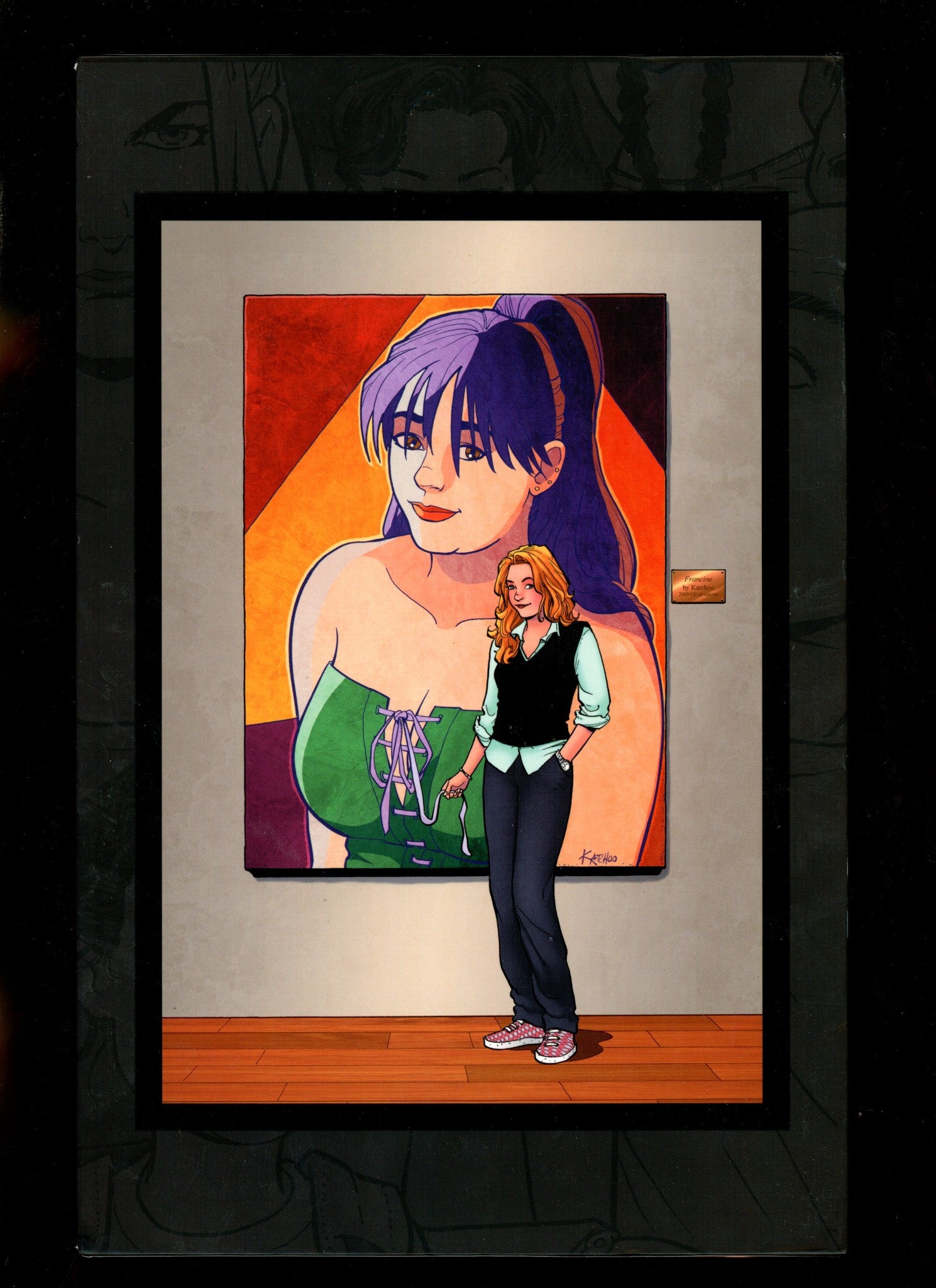 Strangers in Paradise Omnibus Slip Case HC With Signed Book Plate