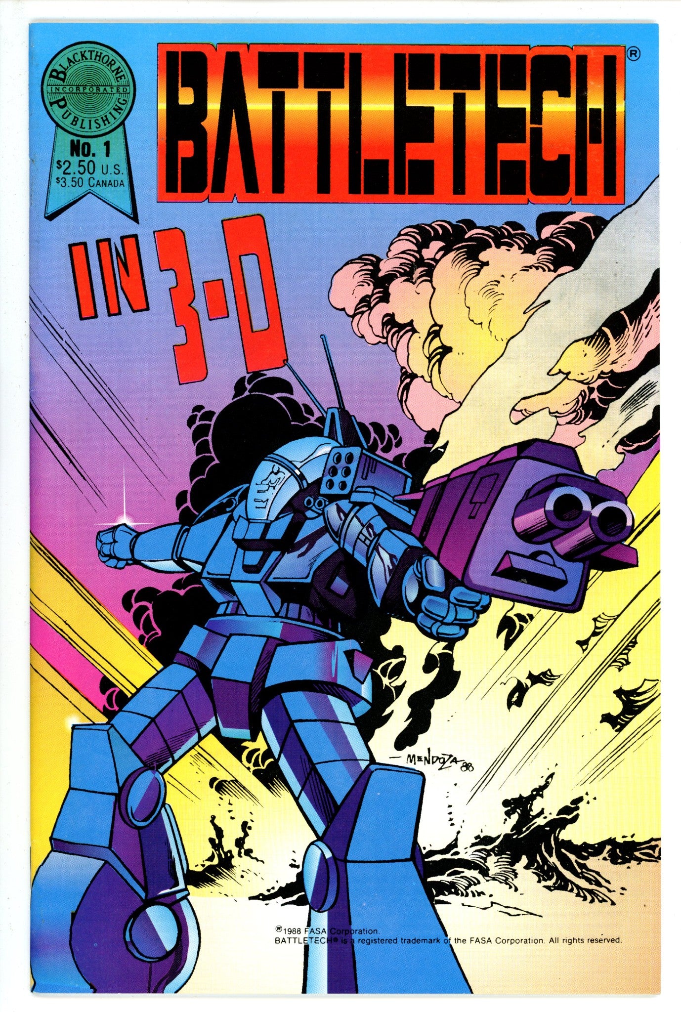 Battletech 1 VF+ (1988)
