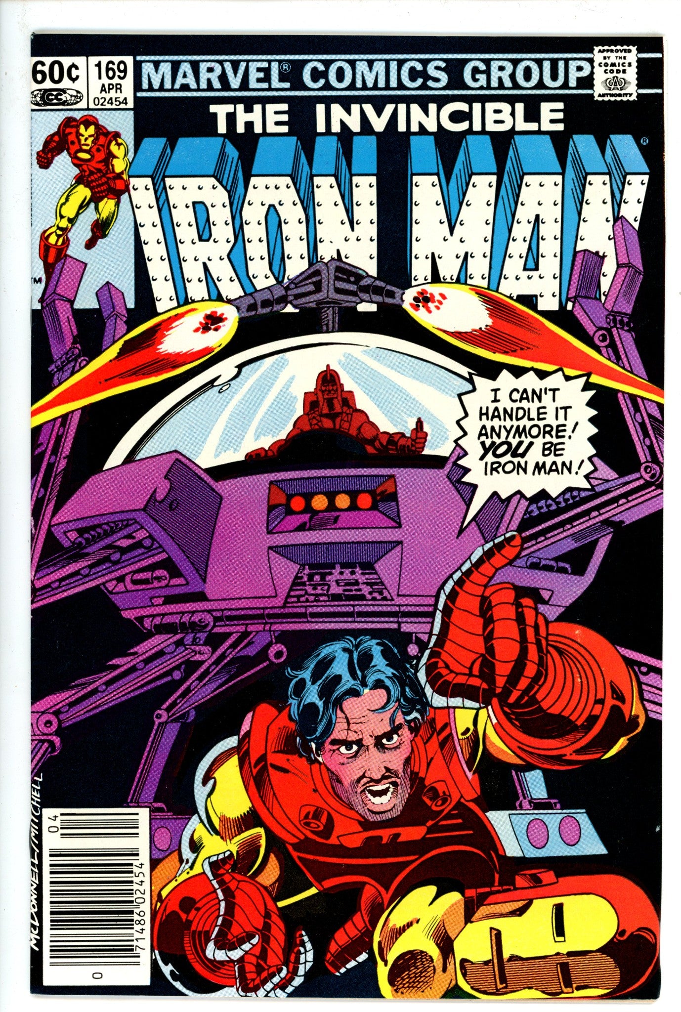 Iron Man Vol 1 169 Newsstand
