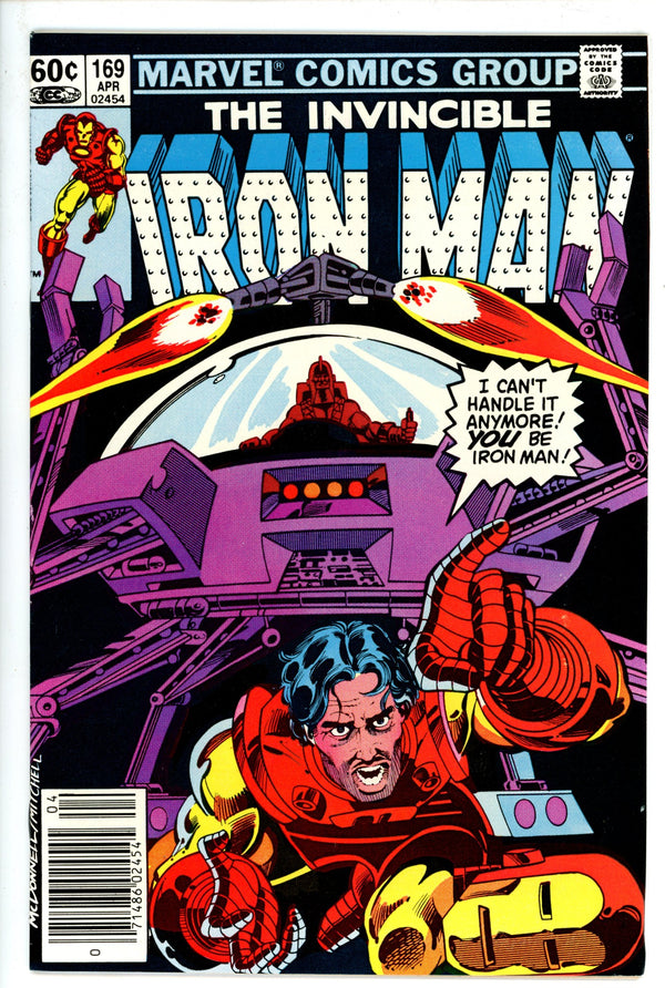 Iron Man Vol 1 169 Newsstand